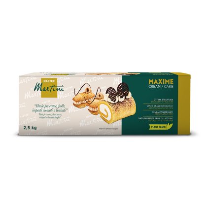 Kutija Master Martini Maxime Krema/Kolač, 2,5kg, sa slikom rolata, biljno i bez laktoze