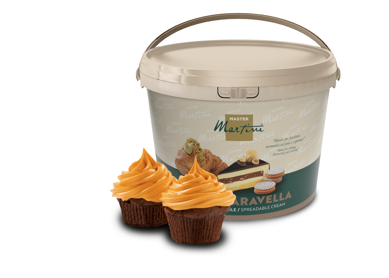 crema spalmabile post forno arancia secchio per pasticceri professionisti per pasticceria