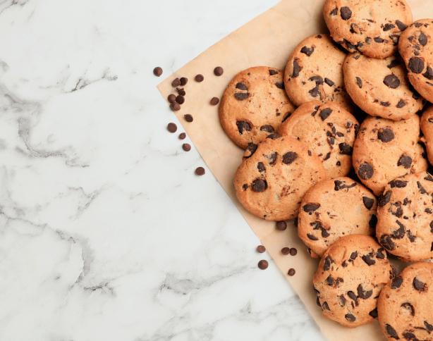 biscotti con gocce di surrogato ante forno